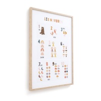 Рамка Детская с числами Ally единый размер разноцветный LA REDOUTE INTERIEURS  фото, kupilegko.ru